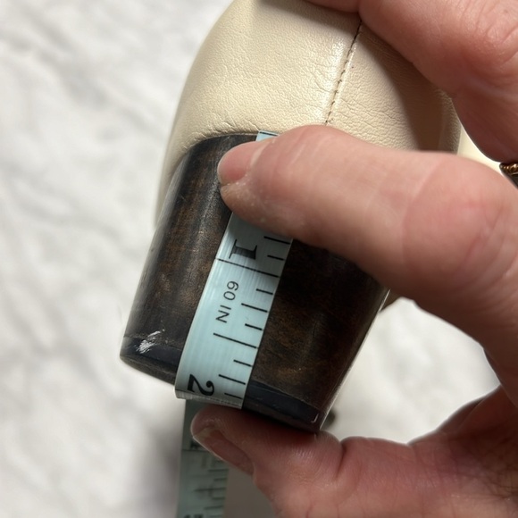 Calleen Cordero Cream Leather Embellished Ankle Western Inspired Bootie 7.5 - Picture 10 of 12